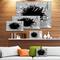 Designart - Abstract Broken Wall 3D Design - Abstract Canvas Wall Art